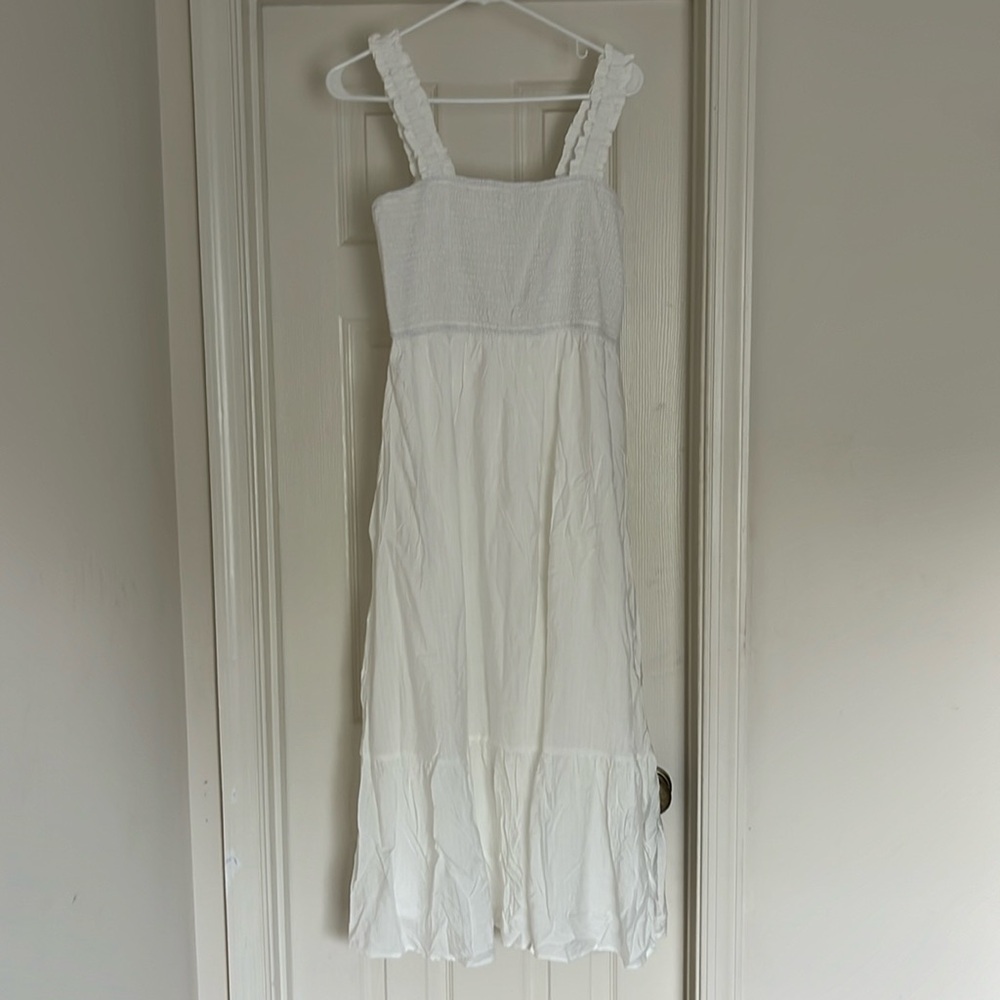 August Sky Women's Smocked Midi Dress Medium